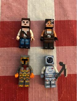 LEGO Minecraft Minifigures Set of 4