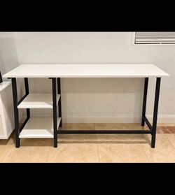 White desk