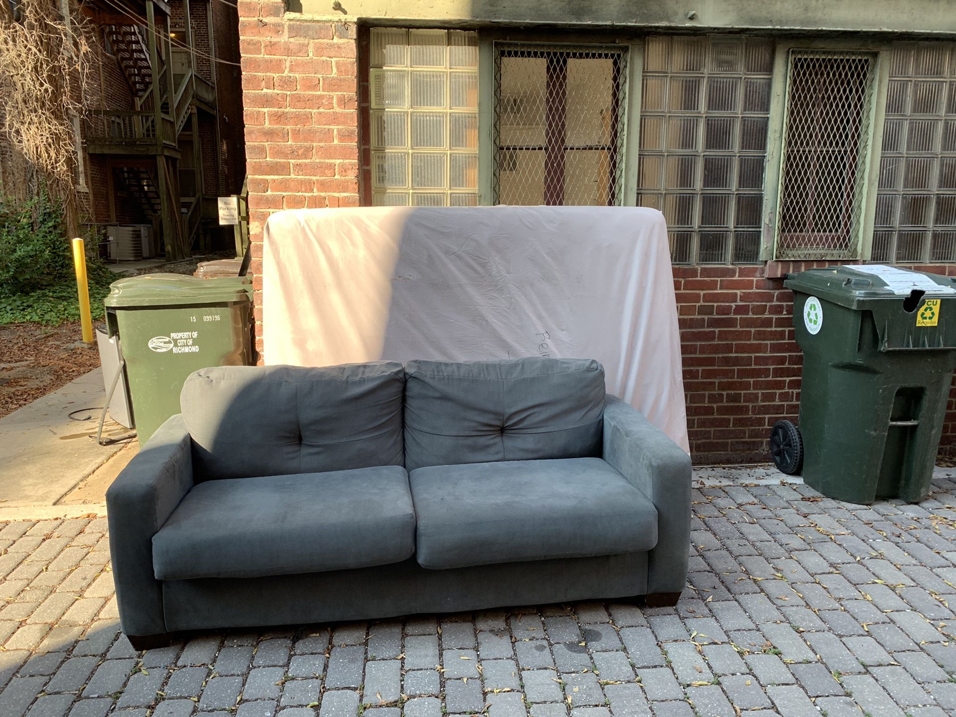 Free couch and queen mattress