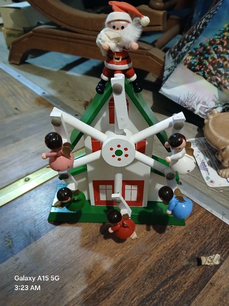 Vintage Christmas Ferris Wheel Musical