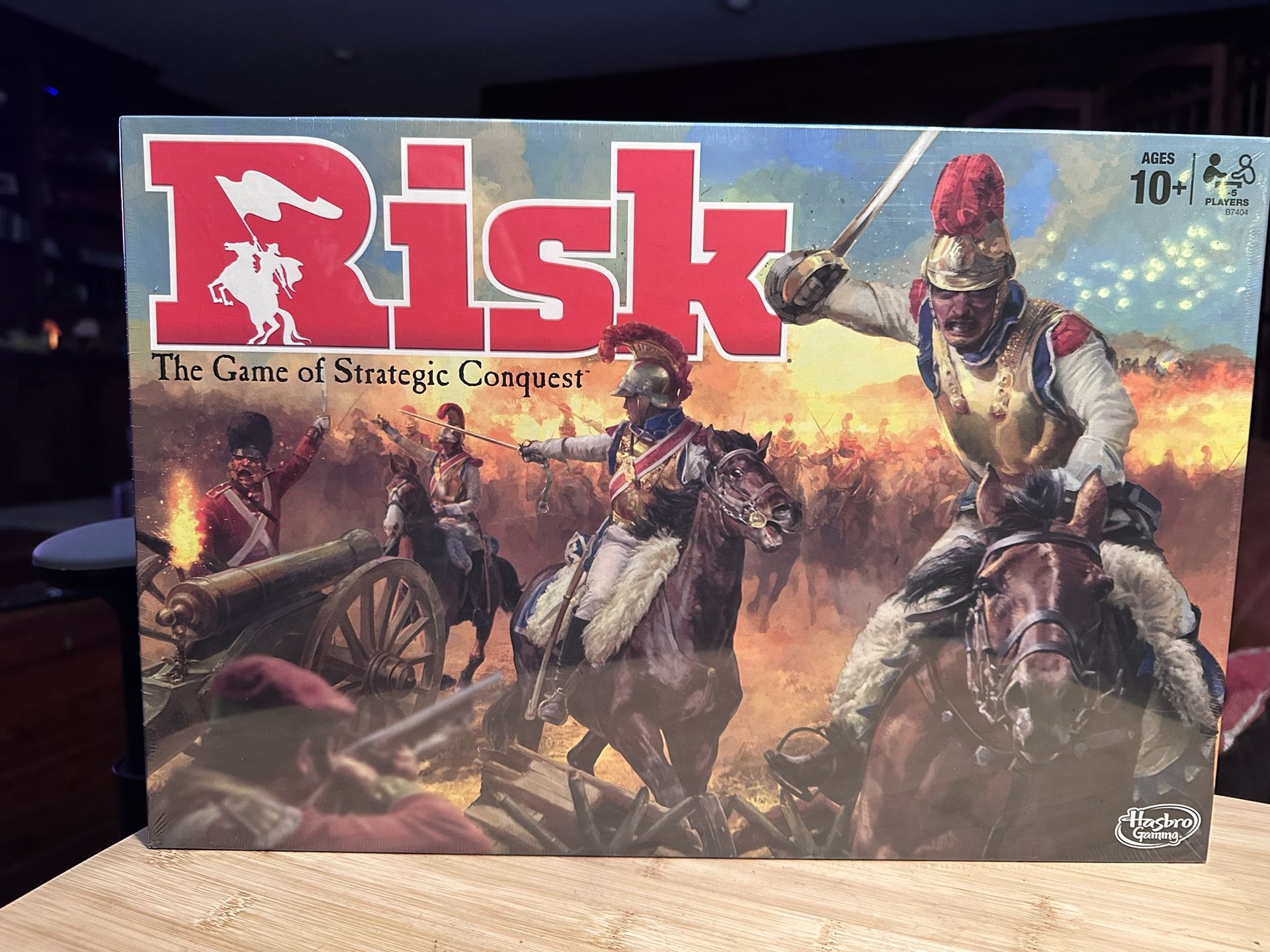 New (Never Opened) Risk Board Game, Strategy Games for 2-5 Players, Strategy Board Games for Teens, Adults, and Family, War Games, Ages 10 and Up