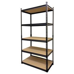 Buffalo Rack Storage Metal Shelving Garage 5-Tier 1900 Lbs 72''H 36''L 18''W