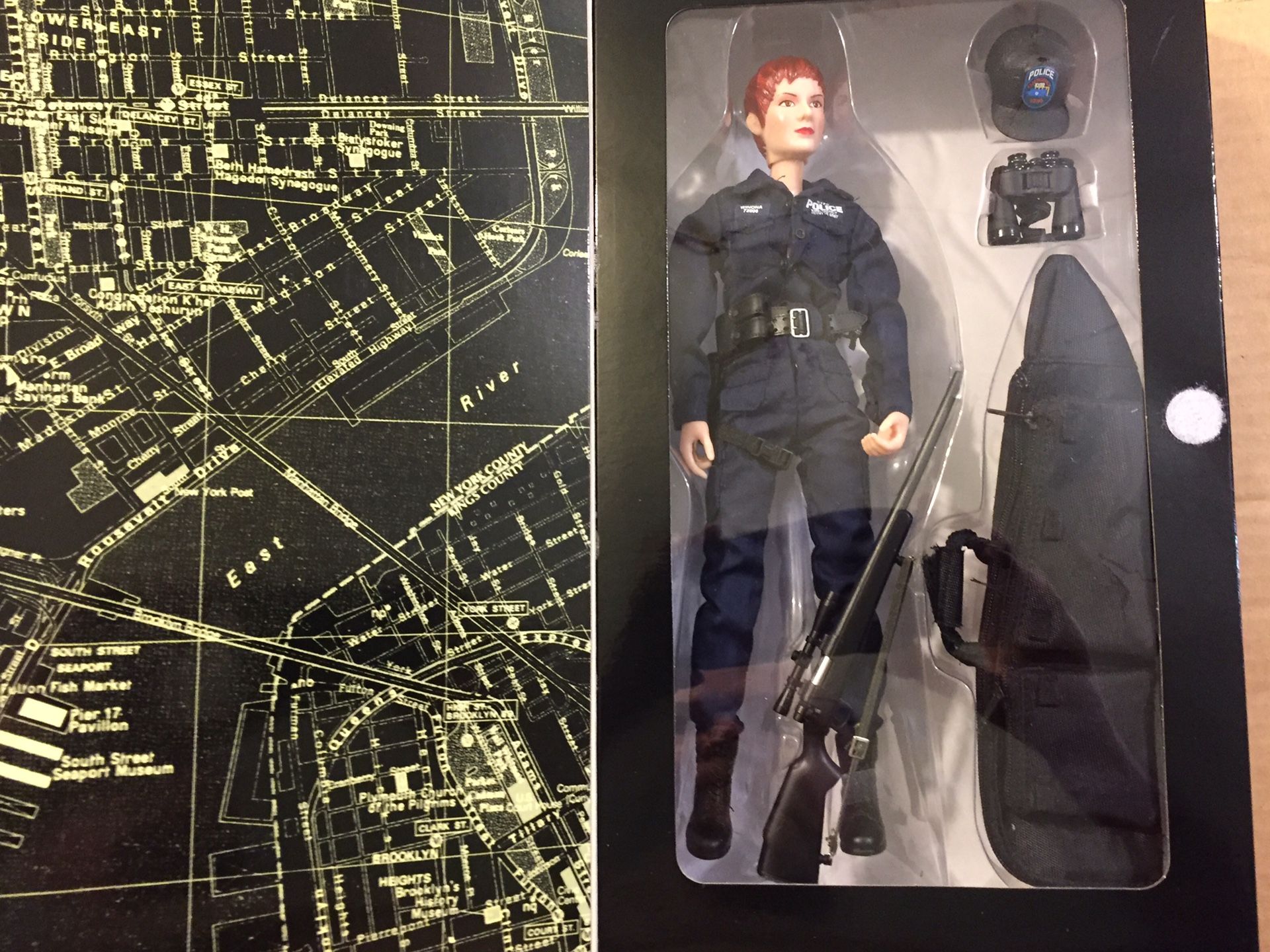 Dragon action figures Winona NYD police officer. Gi joe