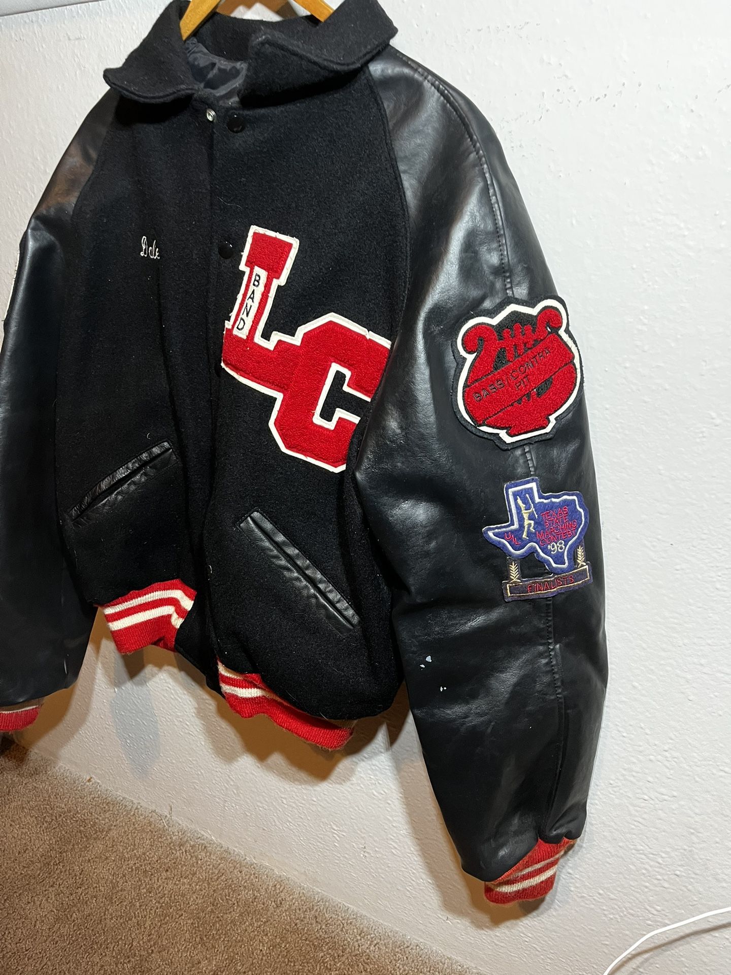 Vintage Meca Sportswear Leather  Varsity Jacket 