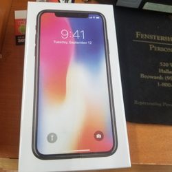 iPhone X FACTORY UNLOCK 256GB 