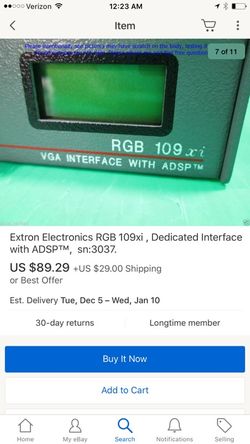 Extron RGB 109xi Dedicated interface with ADSP