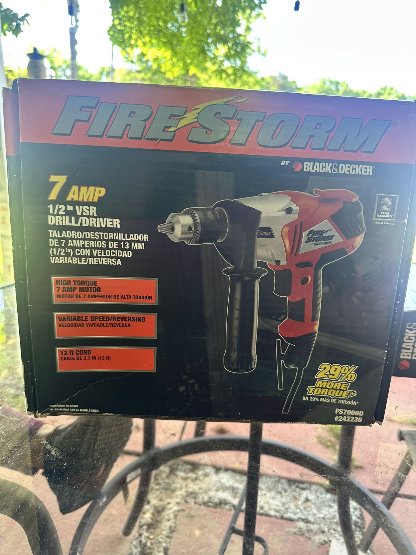 Fire Storm 1/2 Drill/driver 7amp