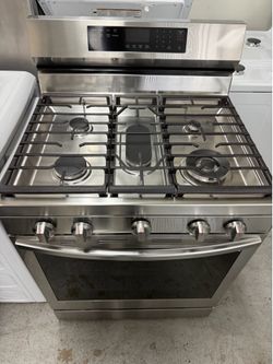 Samsung Gas Stove 5 Burners All Stainless Steel