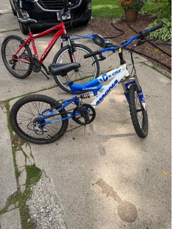 Magna 20 inch Dual Suspension, 7 Speed Bike, $50
