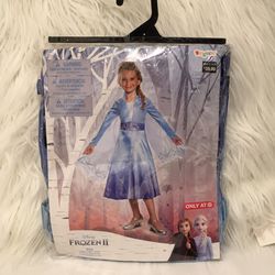 Queen Elsa Dress with Attached Cape, Disney Frozen 2