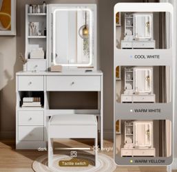 Make up table with mirror 