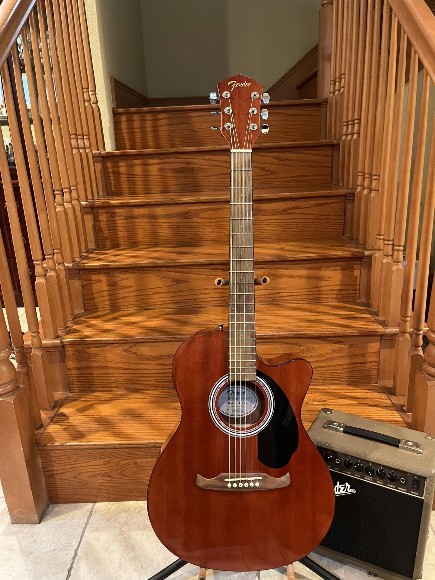 Fender FA-135CE Acoustic Electric (Brand New) W/ Fender Acoustasonic Amp