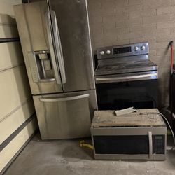 Fridge Stove Microwave 