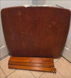 Used Wooden Table Top and Legs
