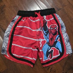 Spider Man Swim Trunks 