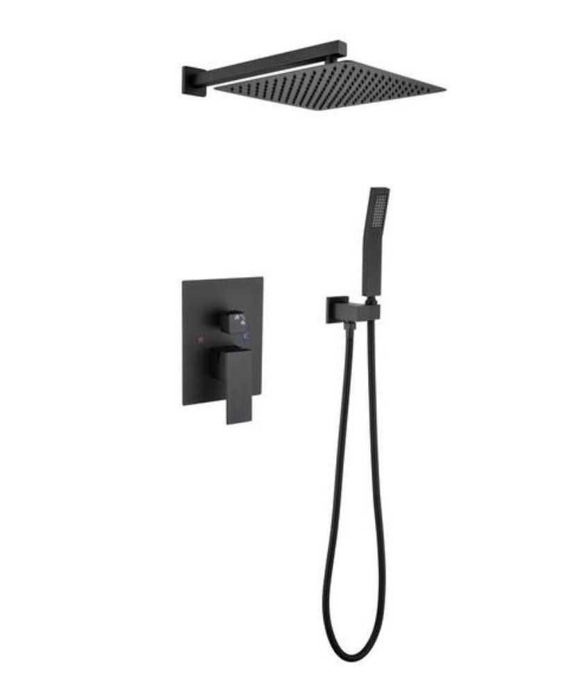 2-Handle Claw Foot Tub Faucet with Hand Shower in. Matte Black Model#TH6003-12MB