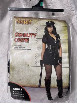 On-Duty Cutie Police  Woman Costume Adult Large