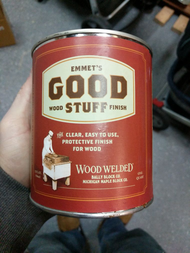 Emmet's “Good Stuff” Wood Finish