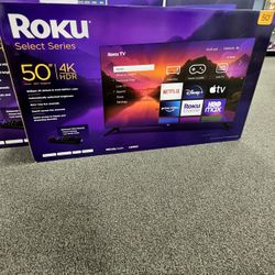 50” Roku Smart 4K Led Uhd Tv 