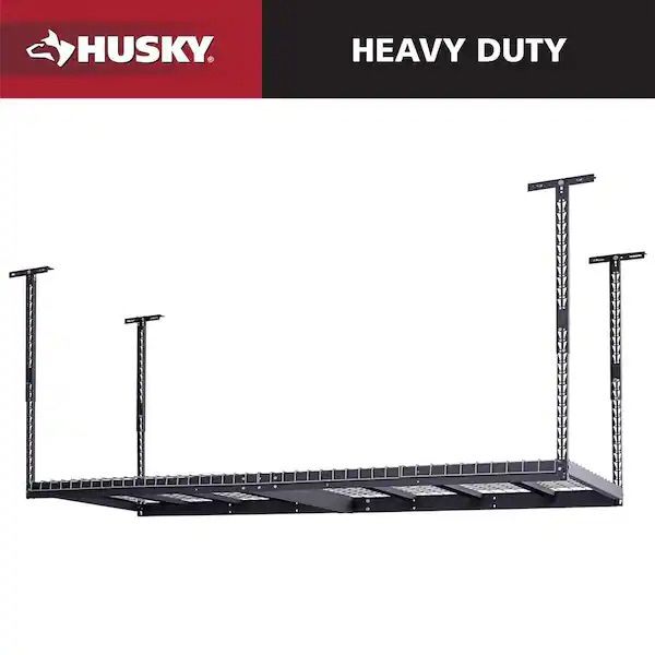 HUSKY OVERHEAD CEILING MOUNT GARAGE RACK