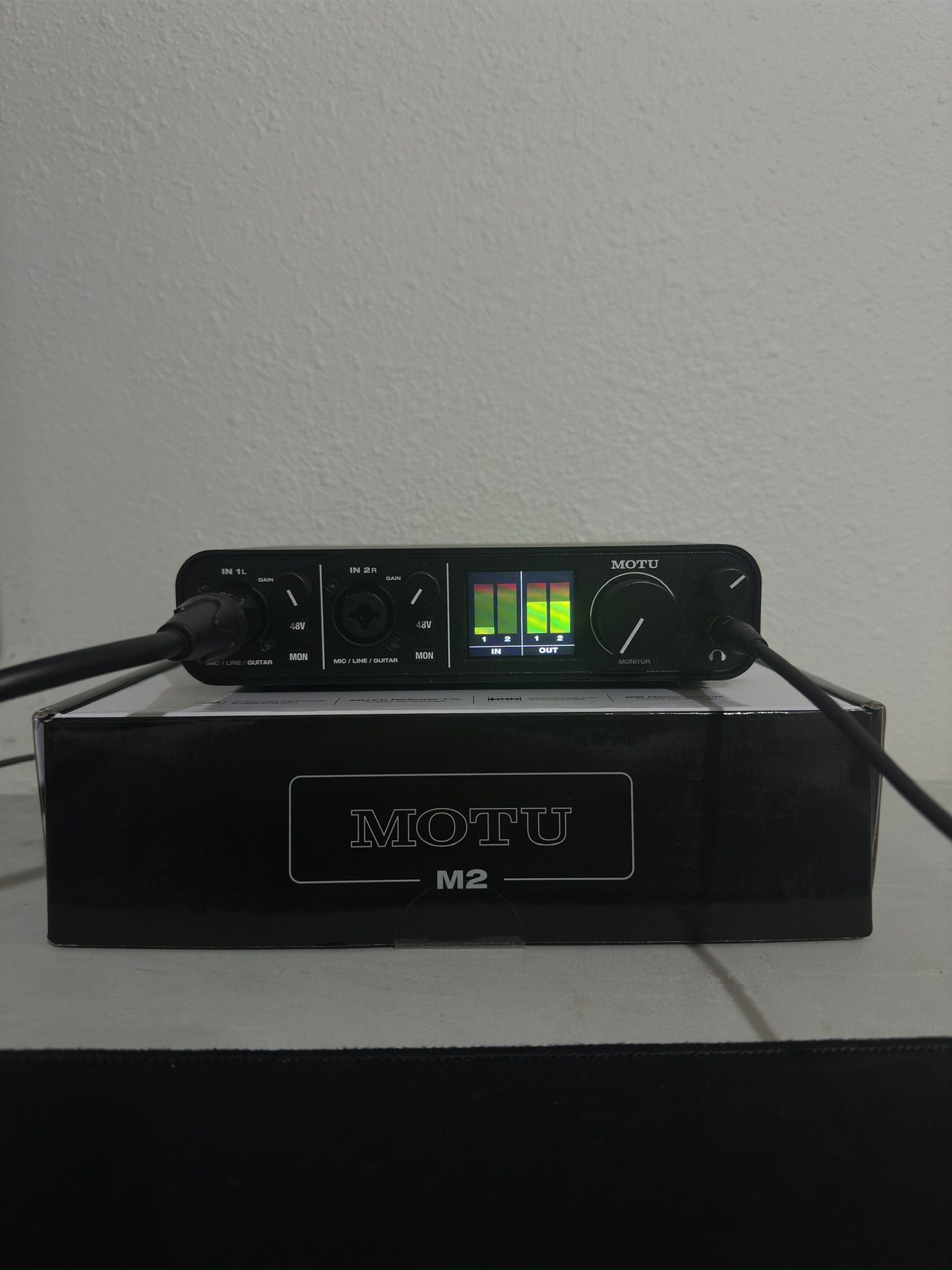 MOTU M2 Audio Studio Recording Interface, 192kHz, USB-C, 2 Input - 2 Output