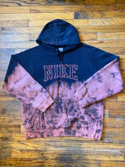 Vintage Nike Embroidered Bleached Hoodie Men’s Size L