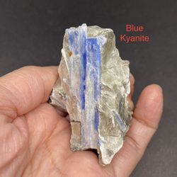Blue Kyanite & Mica rough Stone from Brazil 107g Almost 2 1/2in