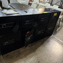 $135.00 As is New 36”x16”x18” 2 Door Double Floor Safe