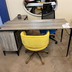 Office Desk w/shelf Cabinet