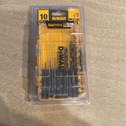 Dewalt 10pc Drill Bit Set 