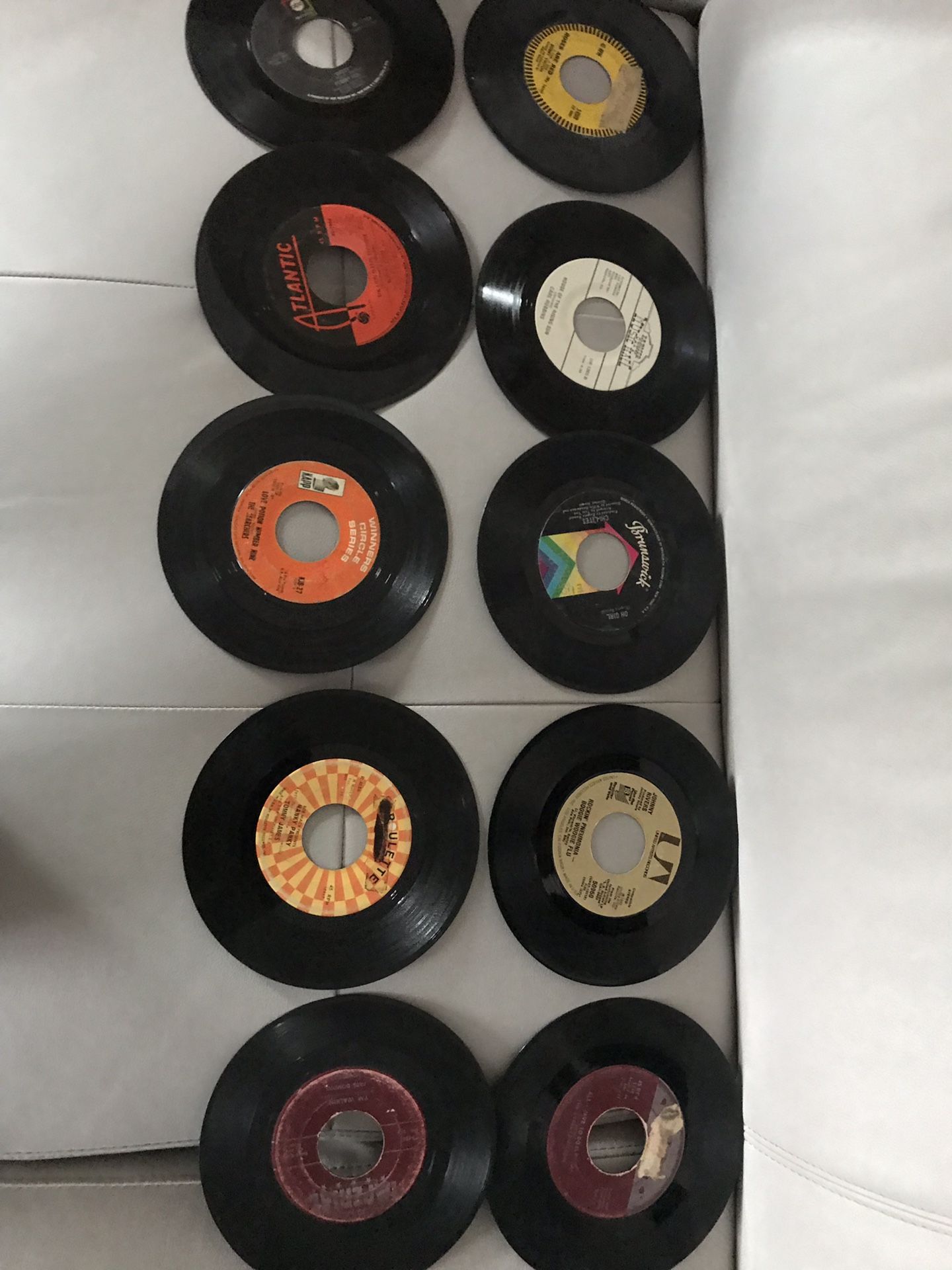 Over 40 vintage vinyl records