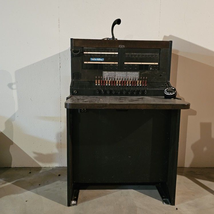 Antique Western Electric Telephone Cordboard