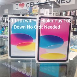 iPad 10 New Pay Low Down No Crdt Needed