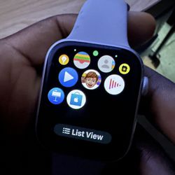 Apple Watch series 8 with the charger