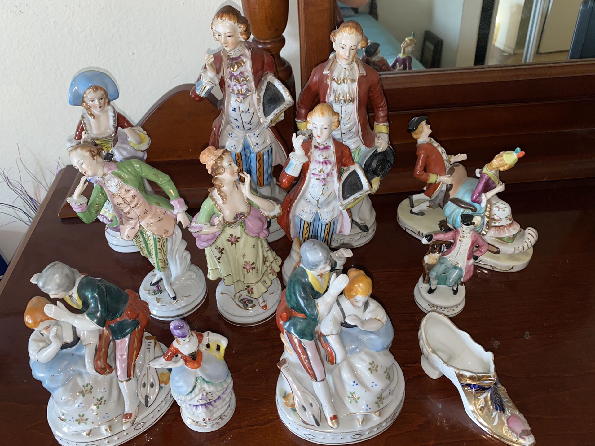 Glass dolls / antique/ decoration