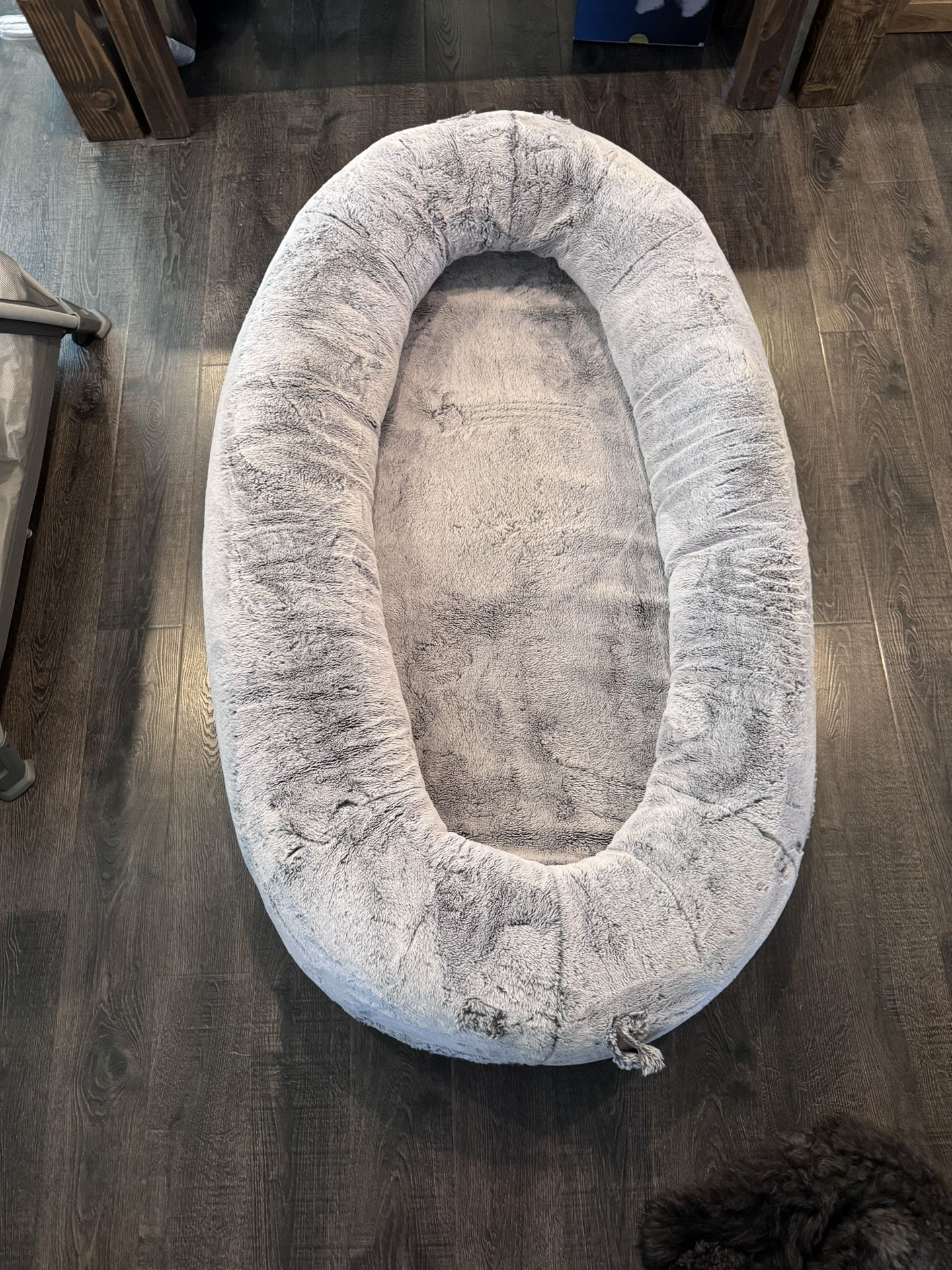 Plulf Human Dog Bed Gray