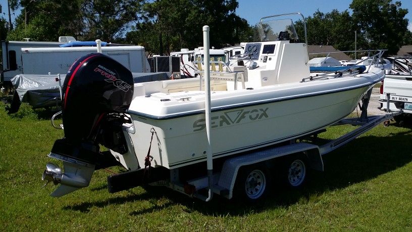 2002 Sea Fox 217 CC with 2023 Mercury Pro XS 150 HP Center Console Boat