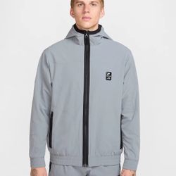 NWT Men's Nike Sportswear Air Max Men's Woven Jacket - Grey HQ4902 065 - Small