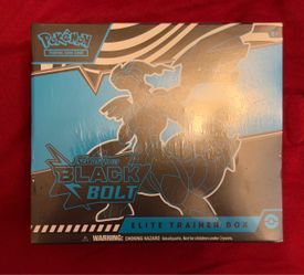 Pokémon Scarlet & Violet Black Bolt Elite Trainer Box Brand new Sealed!