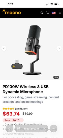 Microphone and audio mixer