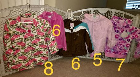 Coat, jacket, hoodie (prices in description)