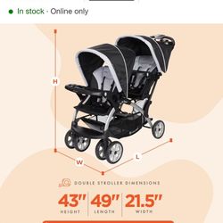Baby Trend Sit & Stand Double Stroller