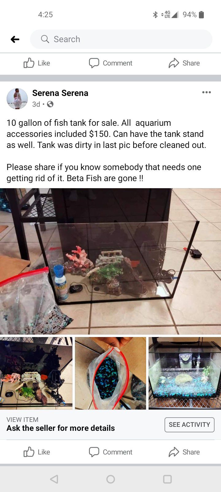 Fish Tank/Aquarium