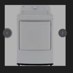 LG 7.3-cu ft Vented Electric Dryer (White) ENERGY STAR