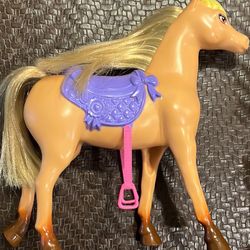 Mattel 2012 Barbie horse and saddle