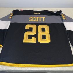 John Scott NHL ALL STAR GAME JERSEY 2016 Men Xxl Black Sewn Nashville Reebok Vtg