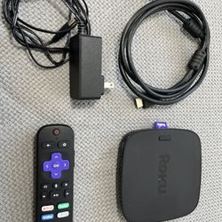Roku Streaming Player w/ Voice Remote, HDMI & Power Cord