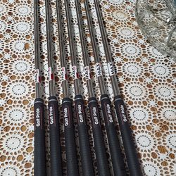 Golf Shafts KBS Max MT Regular 85 Grams 5 Through Pitching Wedge and Approach Wedge Golf Pride Grips