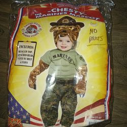US Marine Corps Chesty Costume 2-4T