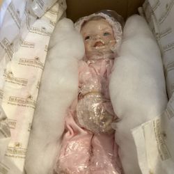 Ashton Drake Meagan Rose Porcelain Doll Never Out Of Box Vintage